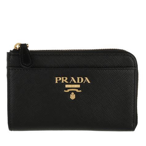 prada keychain wallet|Prada small wallet price.